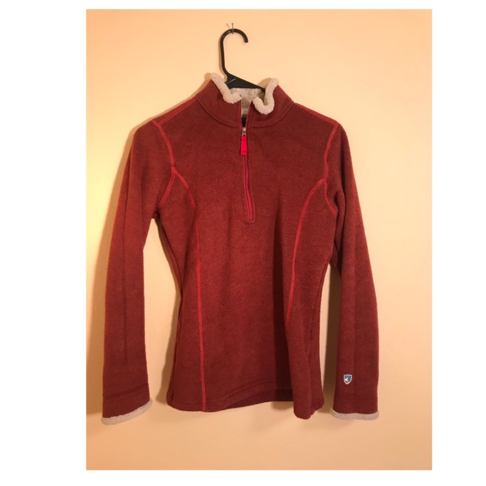 Red Kuhl 1/4 zip